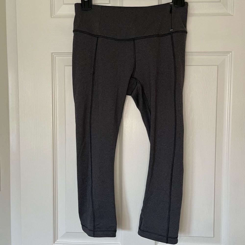 Calia Grey Cropped Workout Leggings- Women Small